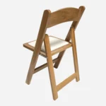 wood folding chair