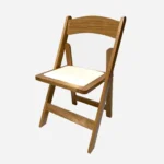 wood folding chair