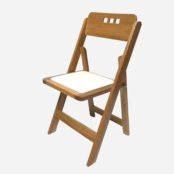 wood folding chair