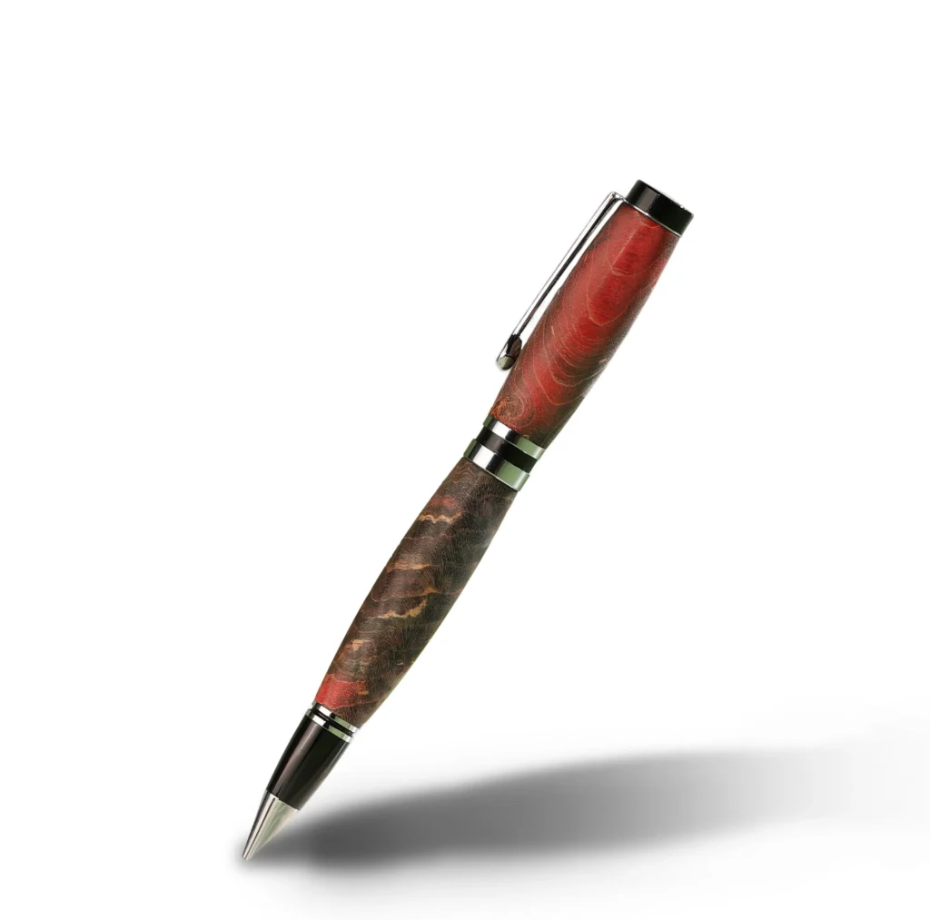 Red-handmade woodcraft pen