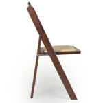 Wooden-Folding-Chair-with-Padded-Seat-Comfortable-and-Durable-Foldable-Chairs-perfect-for-Weddings-Banquets-Events-and-home-gathering-High-Back-fruitwood-side-view