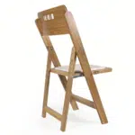 Wooden-Folding-Chair-with-Padded-Seat-Comfortable-and-Durable-Foldable-Chairs-perfect-for-Weddings-Banquets-Events-and-home-gathering-High-Back with 3 hole-Natural -back angle view