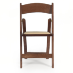 Wooden-Folding-Chair-with-Padded-Seat-Comfortable-and-Durable-Foldable-Chairs-perfect-for-Weddings-Banquets-Events-and-home-gathering-front-view